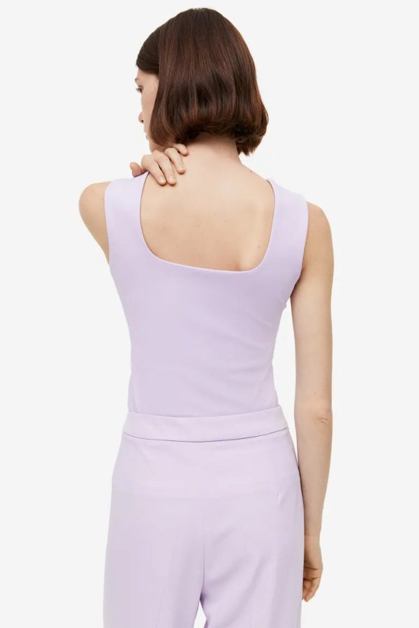 Sweetheart-neckline Top - Görsel 2