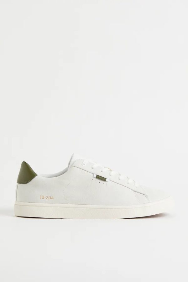 Faux Leather Sneakers - Görsel 2